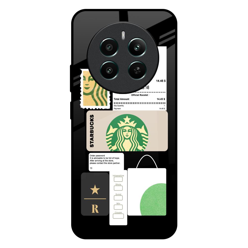 Coffee Latte Realme 12 Plus 5G Glass Back Cover Online