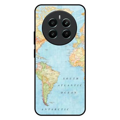 Travel Map Realme 12 Plus 5G Glass Back Cover Online