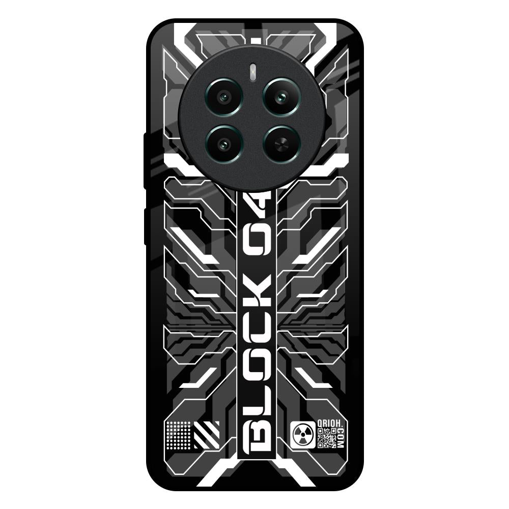 Monochrome Magic Realme 12 Plus 5G Glass Back Cover Online