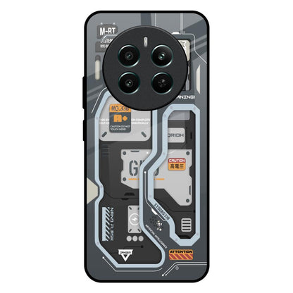 Retro Futuristic Realme 12 Plus 5G Glass Back Cover Online