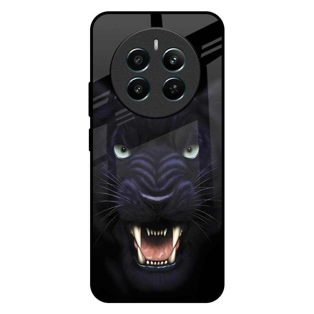 Angry Black Leopard Realme 12 Plus 5G Glass Back Cover Online