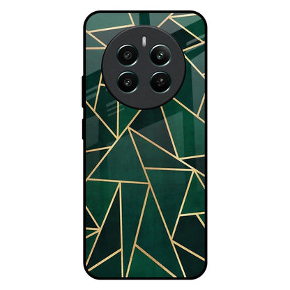 Abstract Green Realme 12 Plus 5G Glass Back Cover Online
