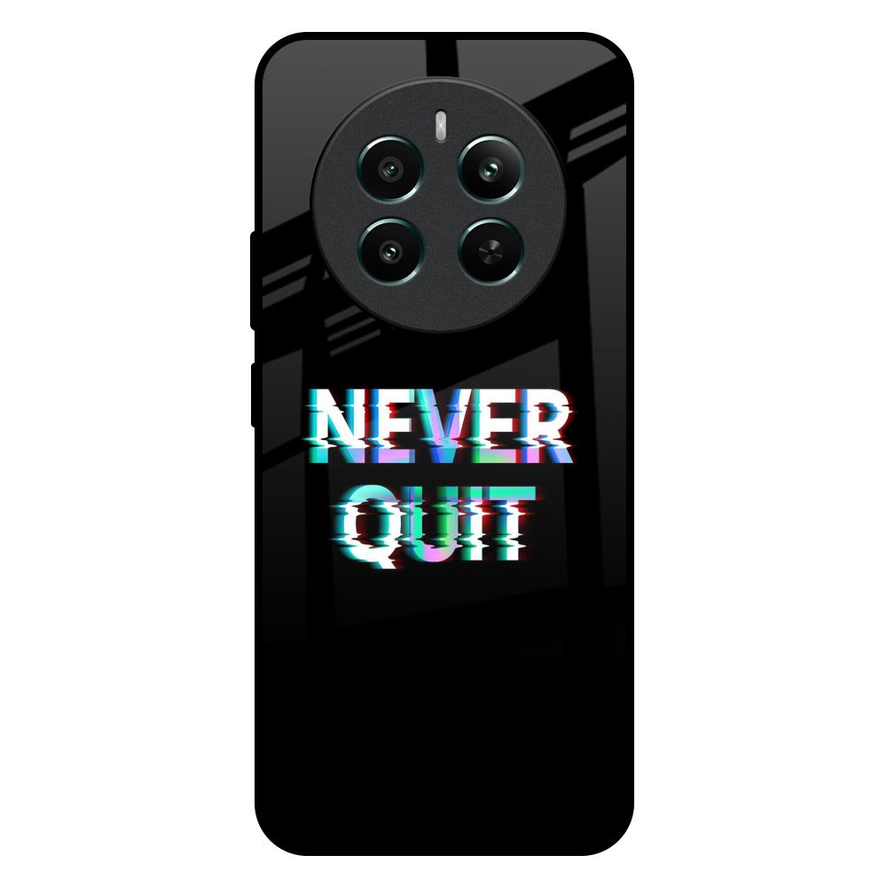 Never Quit Realme 12 Plus 5G Glass Back Cover Online