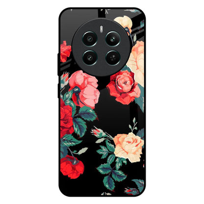 Floral Bunch Realme 12 Plus 5G Glass Back Cover Online