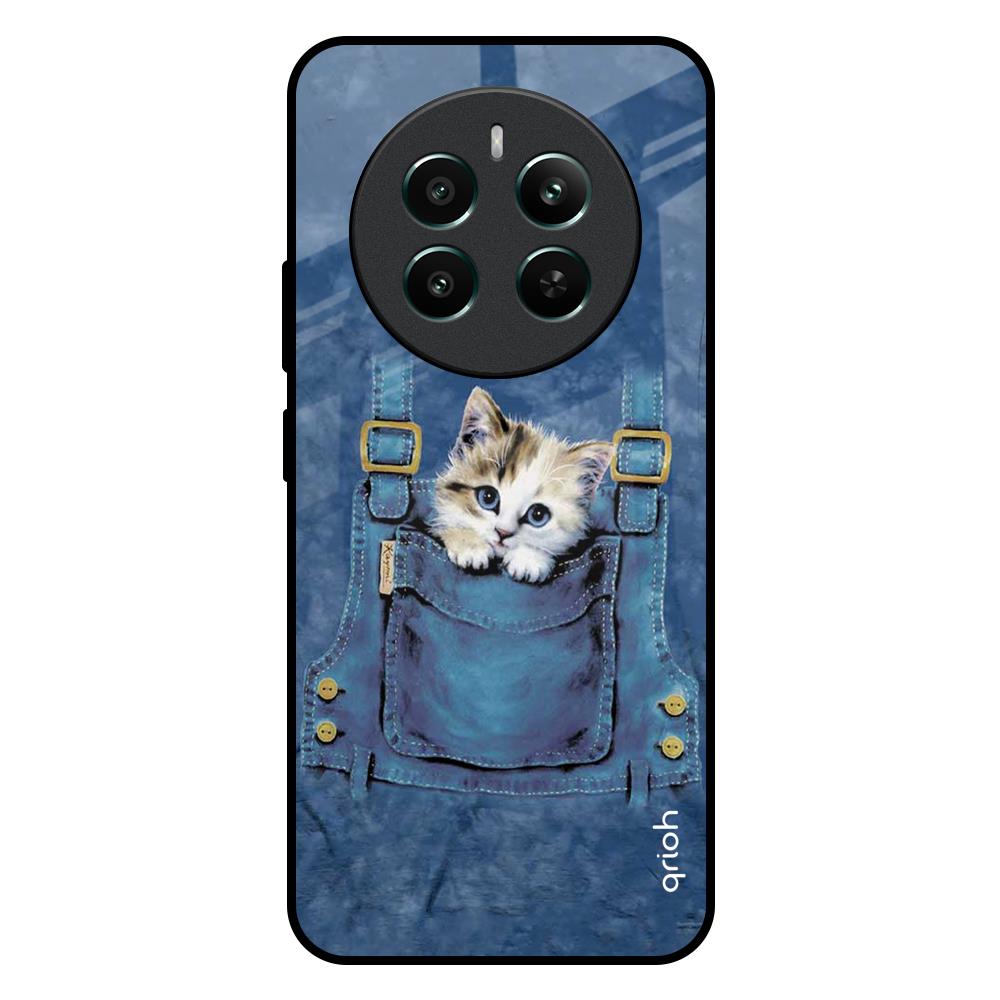 Kitty In Pocket Realme 12 Plus 5G Glass Back Cover Online