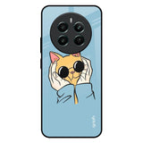 Adorable Cute Kitty Realme 12 Plus 5G Glass Back Cover Online