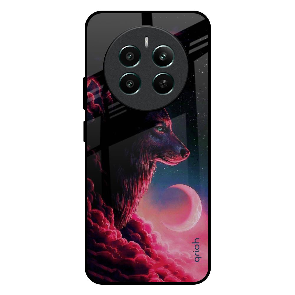 Moon Wolf Realme 12 Plus 5G Glass Back Cover Online