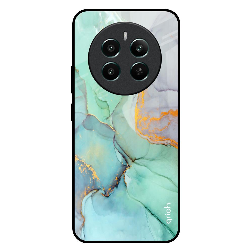Green Marble Realme 12 Plus 5G Glass Back Cover Online