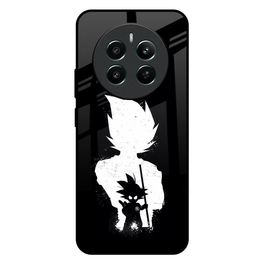 Monochrome Goku Realme 12 Plus 5G Glass Back Cover Online