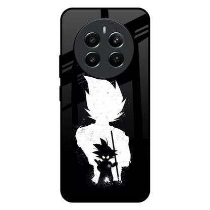 Monochrome Goku Realme 12 Plus 5G Glass Back Cover Online