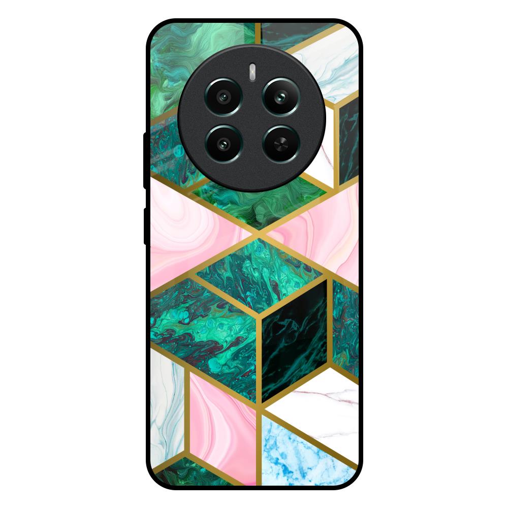 Seamless Green Marble Realme 12 Plus 5G Glass Back Cover Online