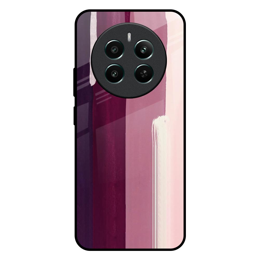 Brush Stroke Art Realme 12 Plus 5G Glass Back Cover Online