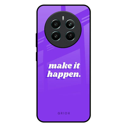 Make it Happen Realme 12 Plus 5G Glass Back Cover Online