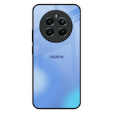 Vibrant Blue Texture Realme 12 Plus 5G Glass Back Cover Online