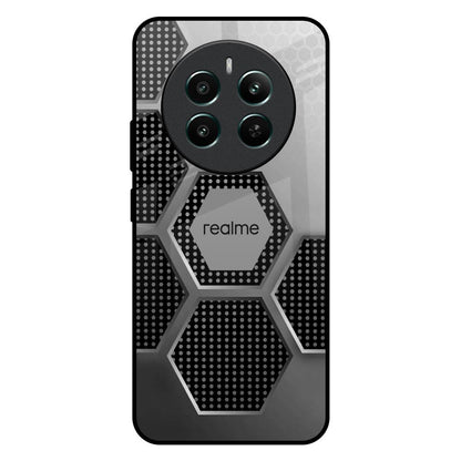 Hexagon Style Realme 12 Plus 5G Glass Back Cover Online