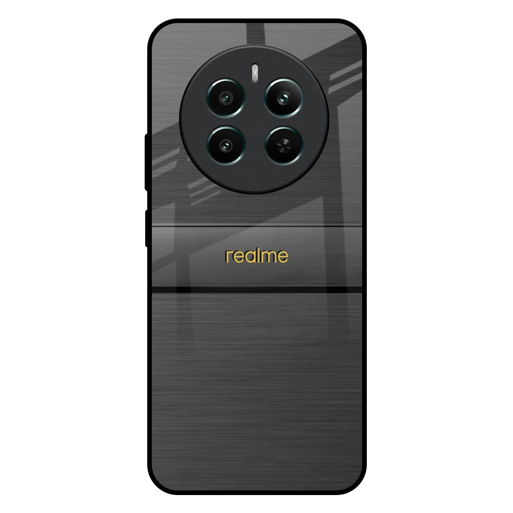 Grey Metallic Glass Realme 12 Plus 5G Glass Back Cover Online