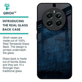 Dark Blue Grunge Glass Case for Realme 12 Plus 5G