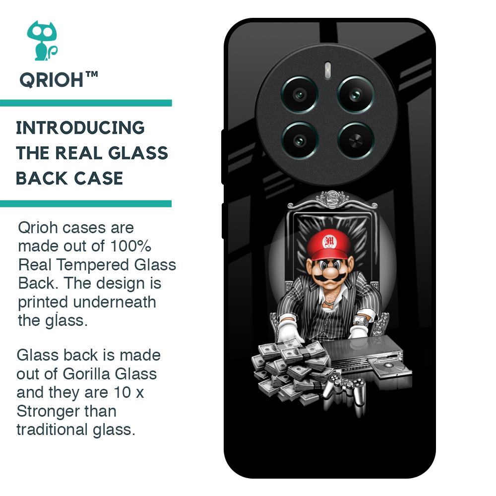 Dark Secret Glass Case for Realme 12 Plus 5G