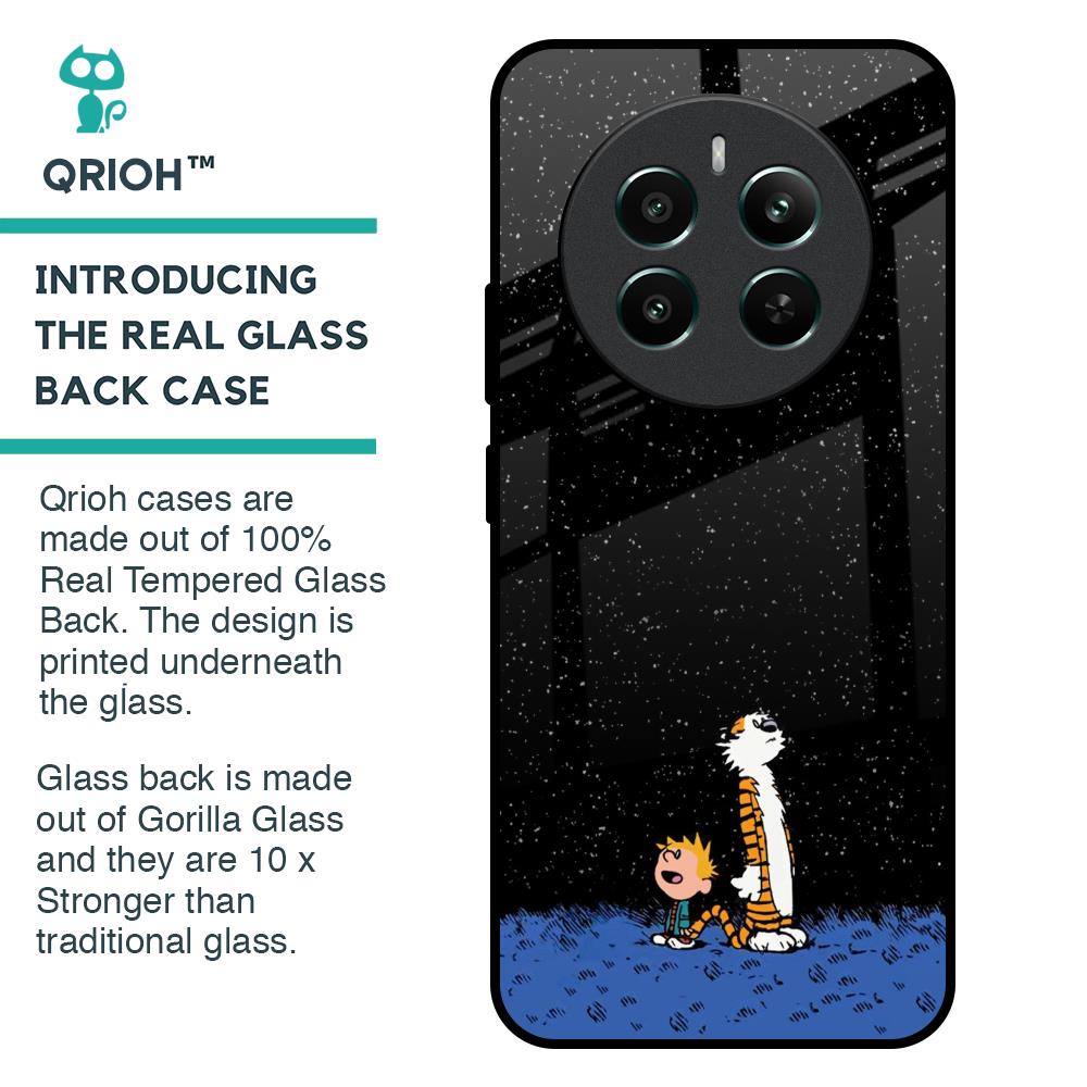 Night Sky Star Glass Case for Realme 12 Plus 5G