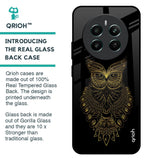 Golden Owl Glass Case for Realme 12 Plus 5G
