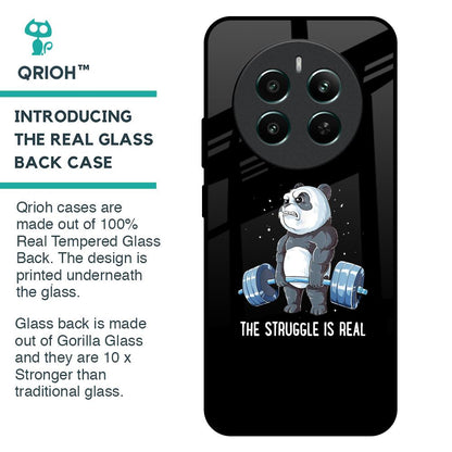 Real Struggle Glass Case for Realme 12 Plus 5G