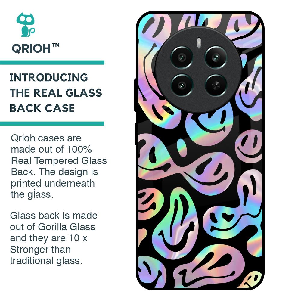Acid Smile Glass Case for Realme 12 Plus 5G