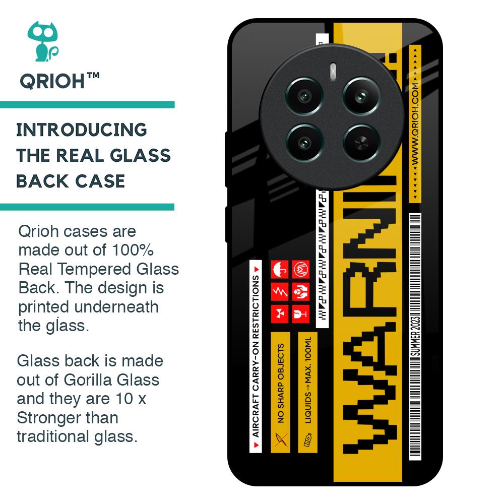 Aircraft Warning Glass Case for Realme 12 Plus 5G