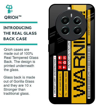 Aircraft Warning Glass Case for Realme 12 Plus 5G