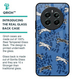 Blue Cheetah Glass Case for Realme 12 Plus 5G