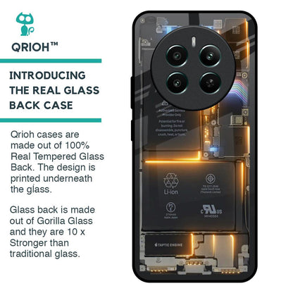 Glow Up Skeleton Glass Case for Realme 12 Plus 5G