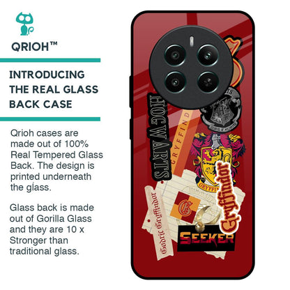 Gryffindor Glass Case for Realme 12 Plus 5G