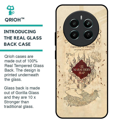 Magical Map Glass Case for Realme 12 Plus 5G