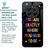Magical Words Glass Case for Realme 12 Plus 5G