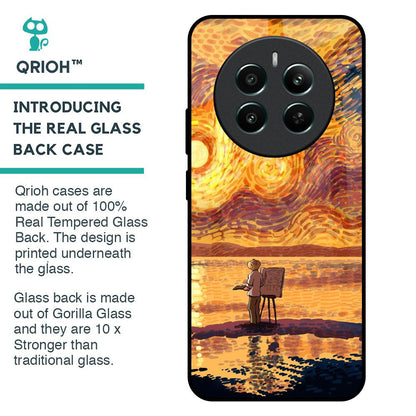 Sunset Vincent Glass Case for Realme 12 Plus 5G