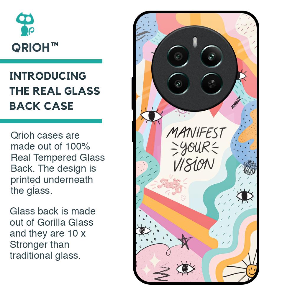 Vision Manifest Glass Case for Realme 12 Plus 5G
