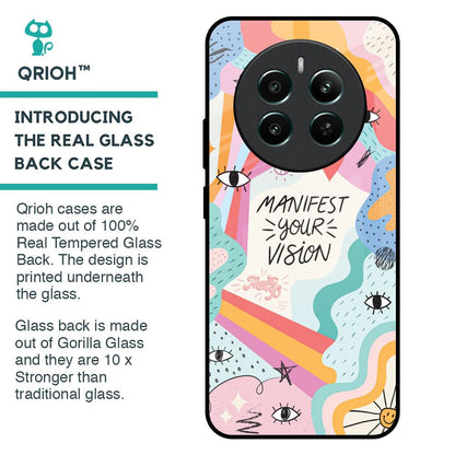 Vision Manifest Glass Case for Realme 12 Plus 5G