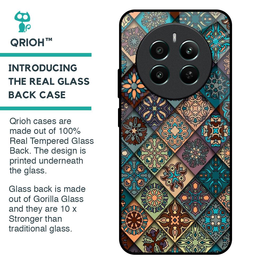 Retro Art Glass Case for Realme 12 Plus 5G