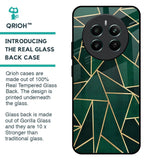 Abstract Green Glass Case For Realme 12 Plus 5G
