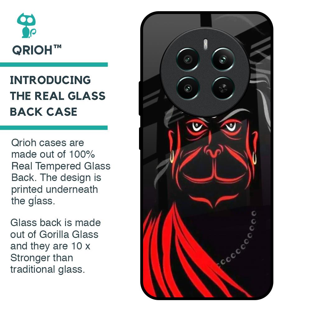 Lord Hanuman Glass Case For Realme 12 Plus 5G