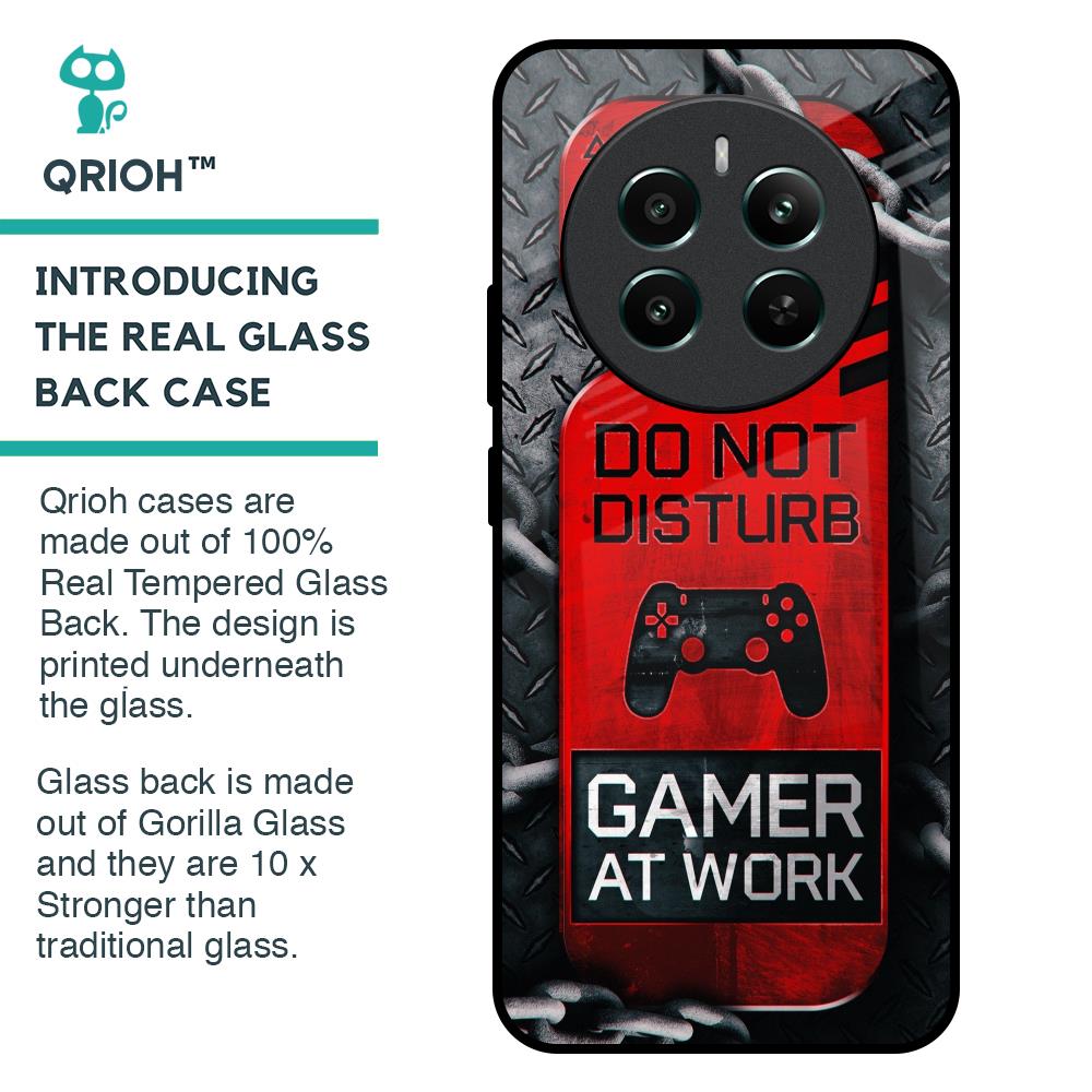Do No Disturb Glass Case For Realme 12 Plus 5G