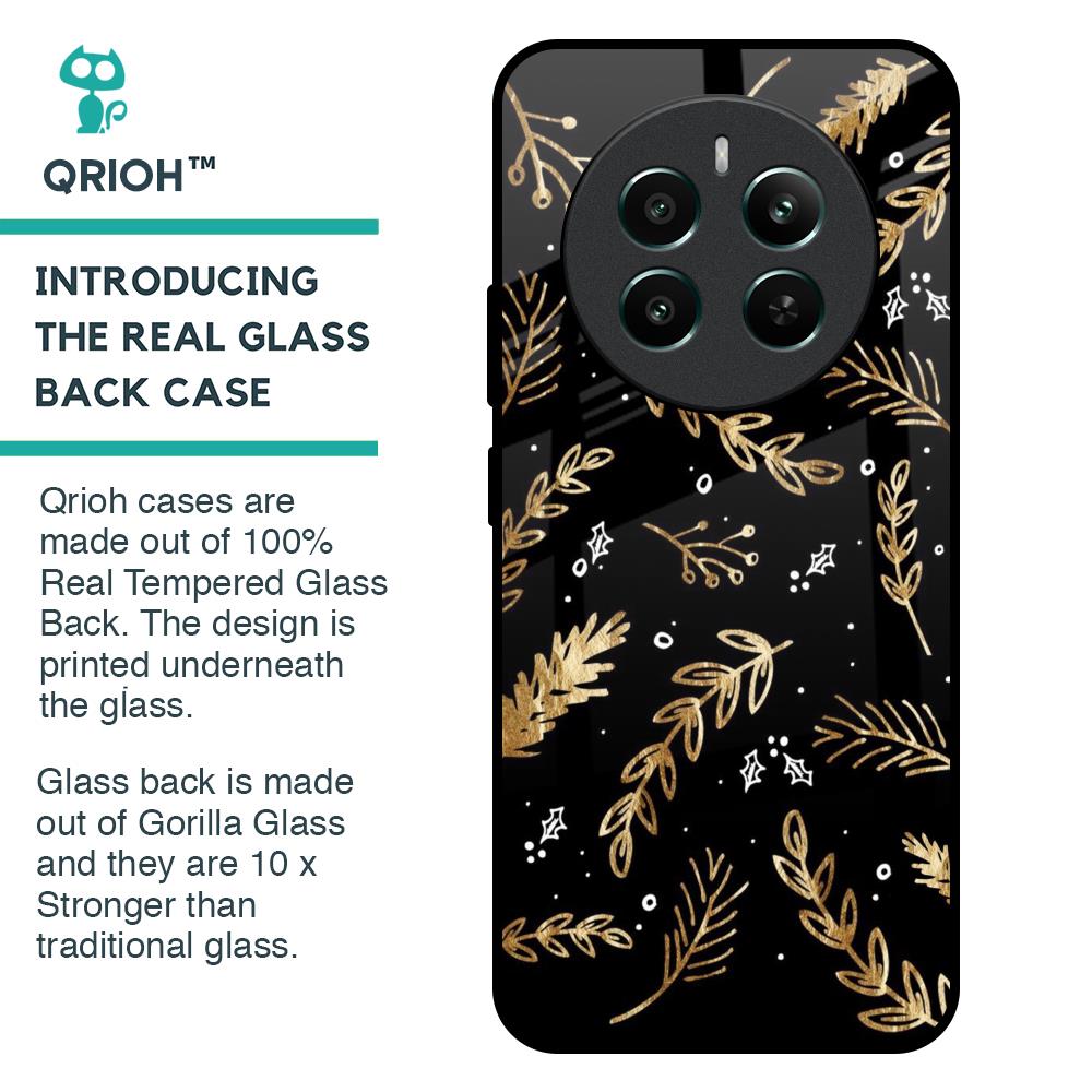 Autumn Leaves Glass Case for Realme 12 Plus 5G