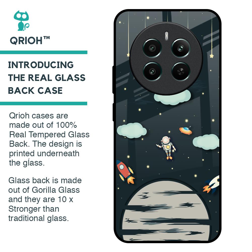 Astronaut Dream Glass Case For Realme 12 Plus 5G