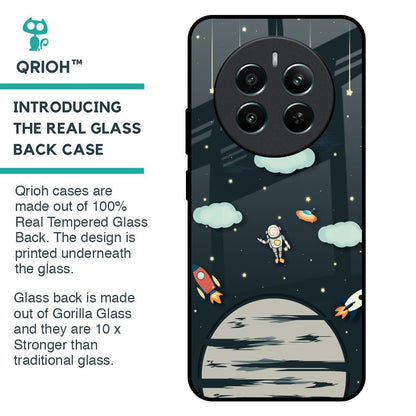 Astronaut Dream Glass Case For Realme 12 Plus 5G