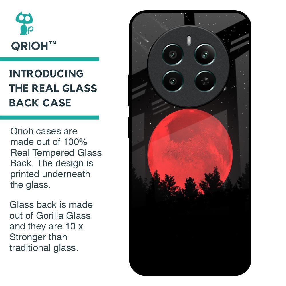 Moonlight Aesthetic Glass Case For Realme 12 Plus 5G