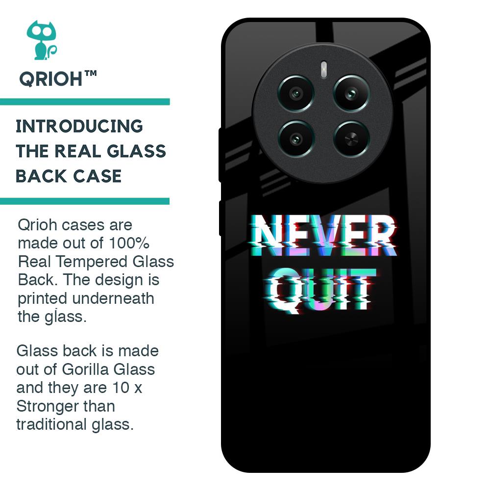 Never Quit Glass Case For Realme 12 Plus 5G