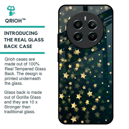 Dazzling Stars Glass Case For Realme 12 Plus 5G