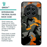 Camouflage Orange Glass Case For Realme 12 Plus 5G
