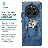 Kitty In Pocket Glass Case For Realme 12 Plus 5G