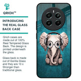 Adorable Baby Elephant Glass Case For Realme 12 Plus 5G