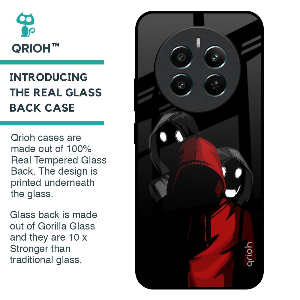 Shadow Character Glass Case for Realme 12 Plus 5G